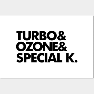 Turbo Ozone Special K blk Posters and Art